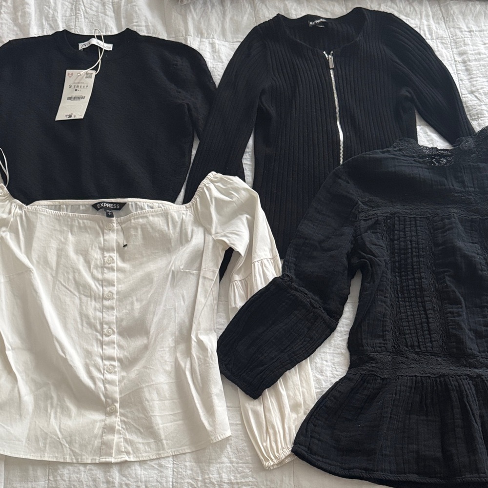 Bundle of 5 tops and sweaters